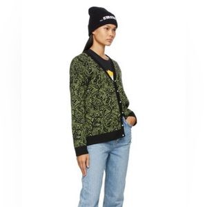 Awake NY Paisley Cardigan Black